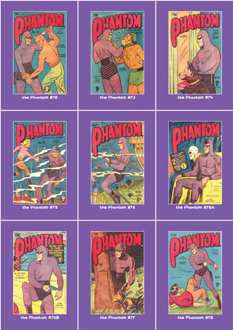 Phantom Philecard #72-78