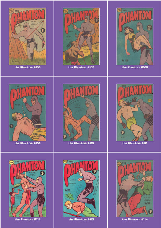Phantom Philecard #106-114