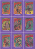 Uncut Philecard sheet #115-123