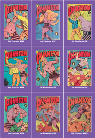 Phantom Philecard #196-204