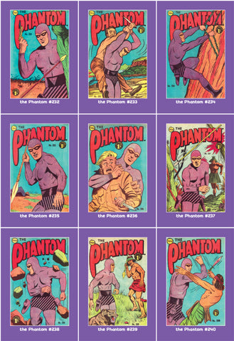 Phantom Philecard #232-240