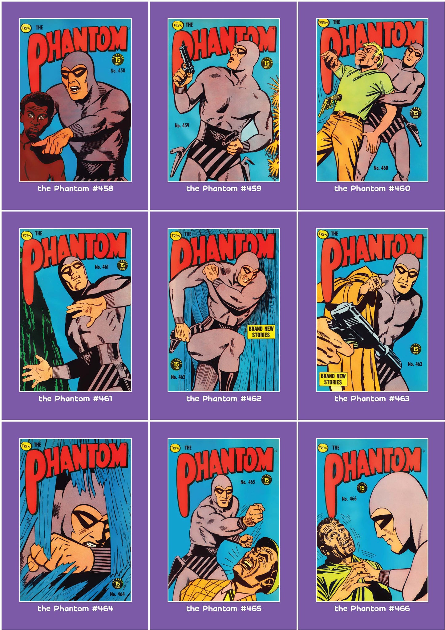 Phantom Philecard #458-466