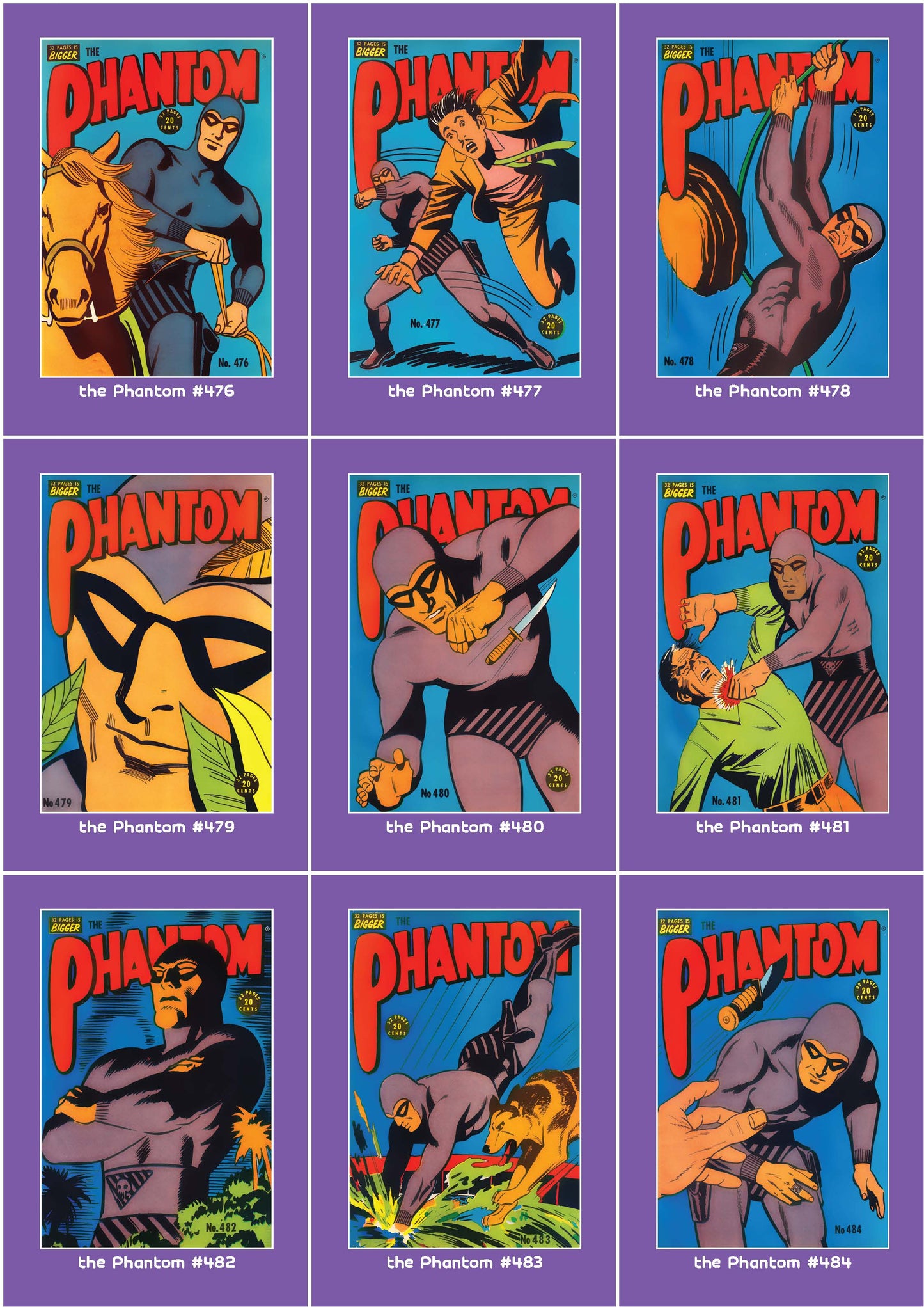Phantom Philecard #476-484