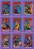 Uncut Philecard sheet #530-538