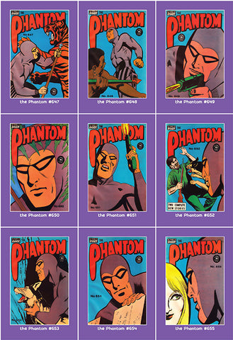 Phantom Philecard #647-655