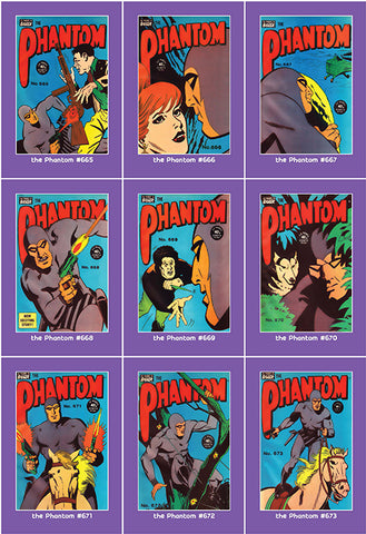 Phantom Philecard #665-673