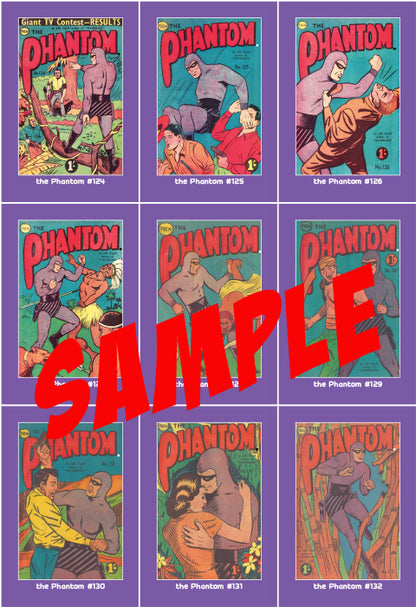 Uncut Philecard sheet #964-971