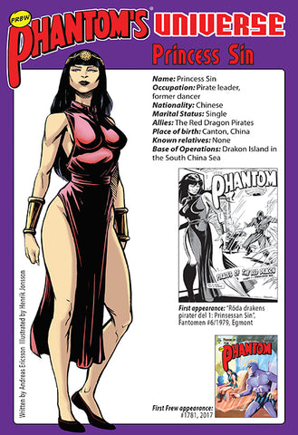 Phantom's Universe Character Card #12 - Princess Sin