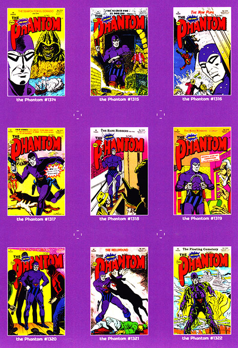 Phantom Philecard #1314 - 1322