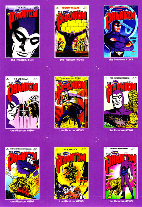 Phantom Philecard #1341-1349