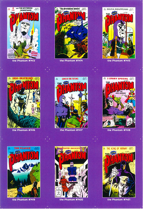 Phantom Philecard #1413-1421