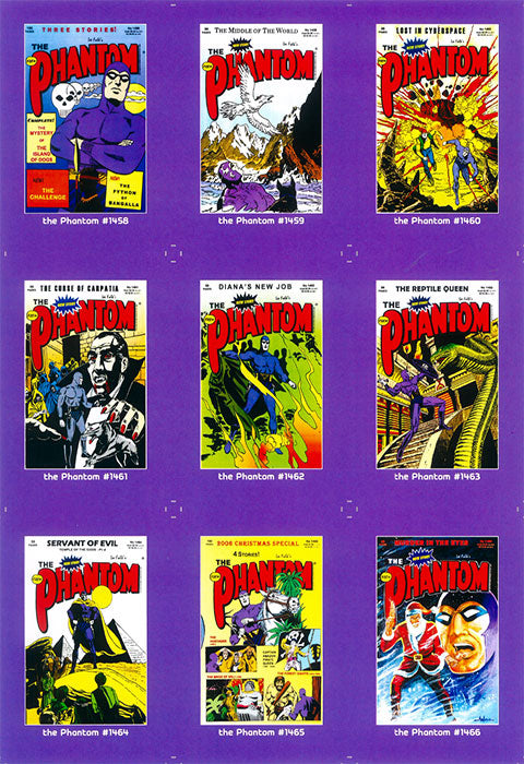 Phantom Philecard #1458-1466