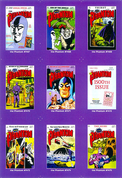 Phantom Philecard #1467-1475