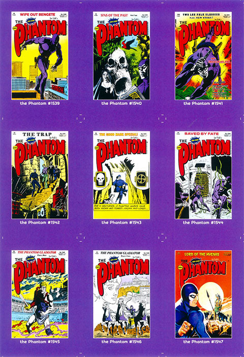 Phantom Philecard #1539-1547