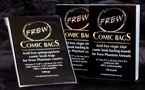 Frew Comic Boards (100 per pack 19cm x 26.5cm)