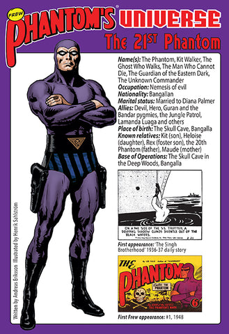 Phantom's Universe Character Card #01 - The Phantom