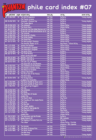 Phantom Philecard Index  #07 (colour)