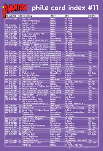 Phantom Philecard Index  #11 (colour)
