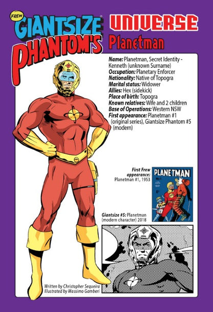 Phantom's Universe Character Card #72 - Planetman