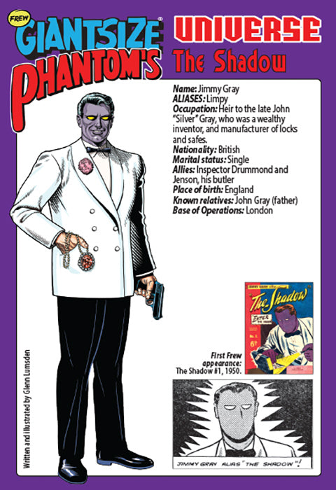 Phantom's Universe Character Card #73 - The Shadow