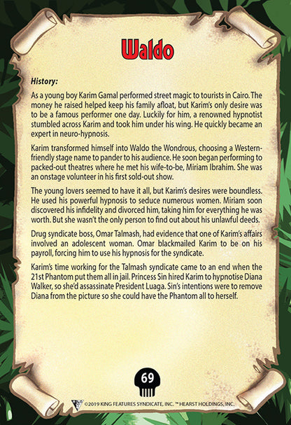 Phantom's Universe Character Card #69 - Waldo