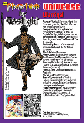 Phantom's Universe Character Card #68- Warrigal